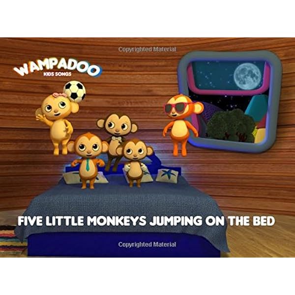 Amazon.com: Five Little Monkeys Jumping on the Bed (Book & CD
